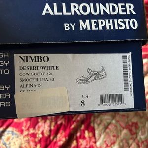 ALLROUNDER
BY MEPHISTO size 8